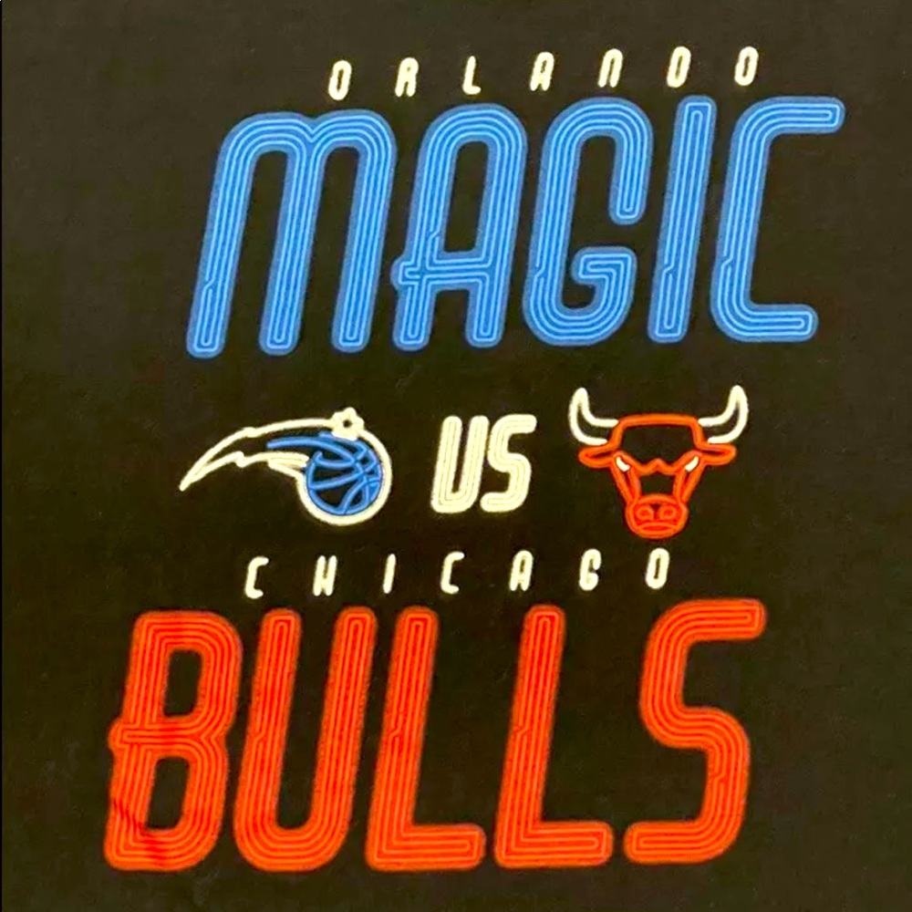 Orlando Magic vs. Chicago Bulls NBA Shirt XL